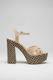 Sandales Bella Bicolore-Beige